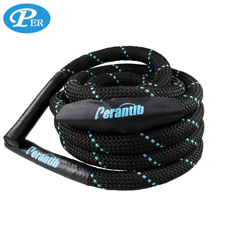 Supplier Fitness Training Rope Battle Rope China 30 Feet 40 Feet 50 Feet PP Bag + Carton Power Training  Customized Color