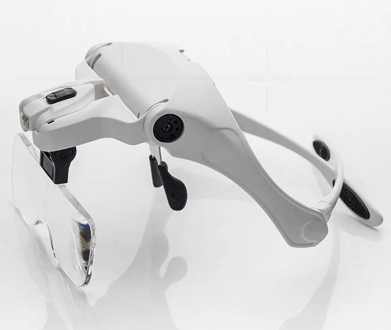 
1.0X/1.5X/2.0X/2.5X/3.5X bracket magnifier with 2Led light 