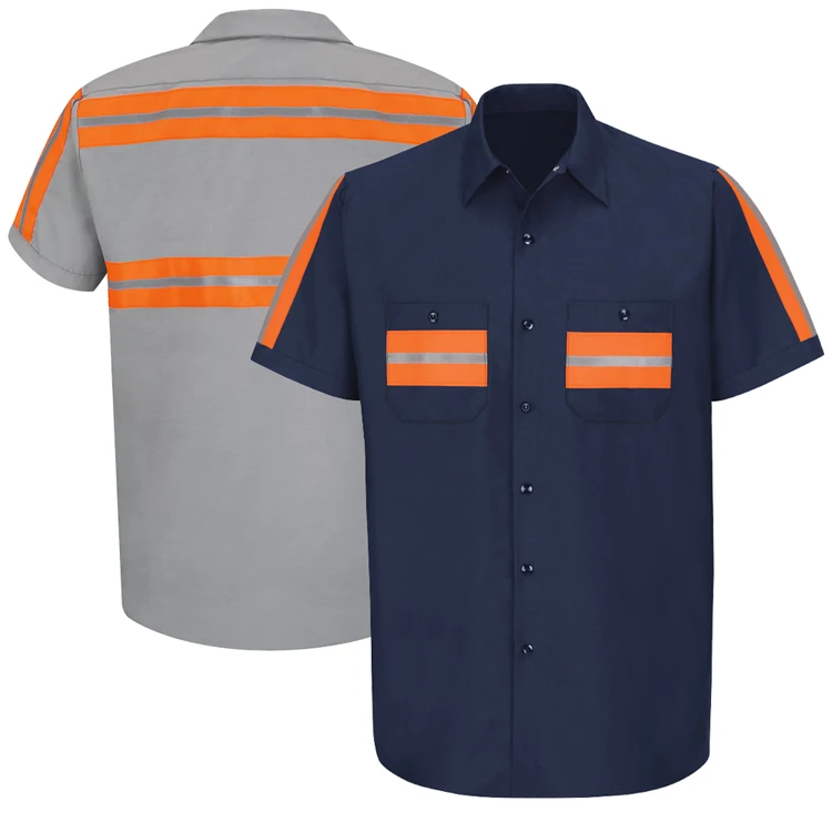 Regular style customized work clothes driver uniform short sleeves  shirt