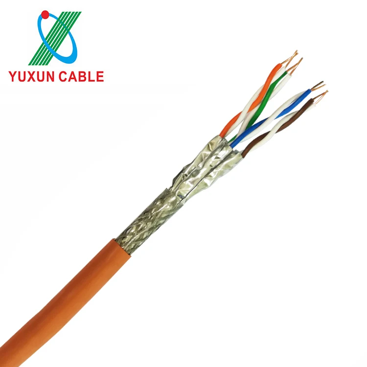 Сетевой кабель Lan кабель SFTP 23AWG 100% Медь Cat7 Ethernet OEM доступны CE/ROSH/UL утвержден