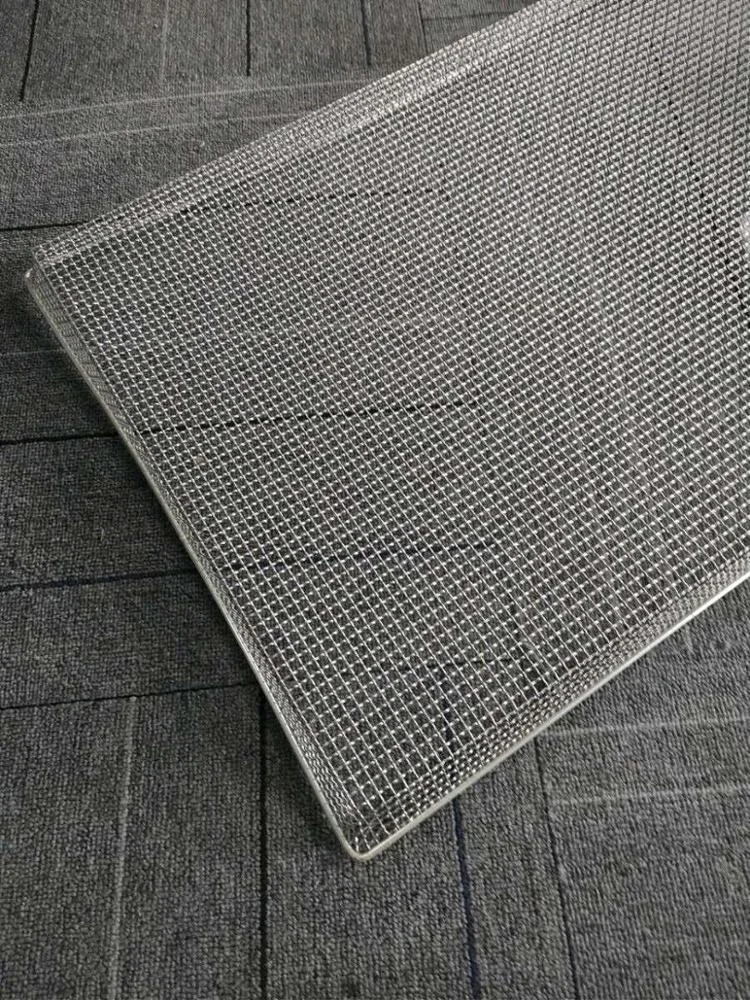 Customized 304 Stainless steel wire mesh tray for drying the fruit