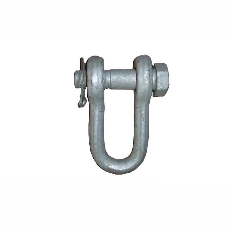 Custom High Quality Iron D Type Ring Shackle Buckle