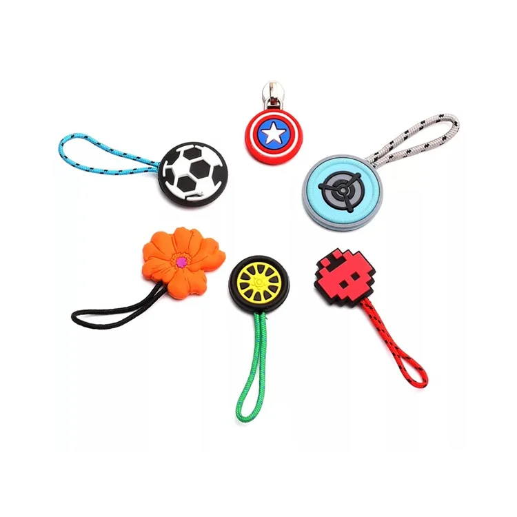 good quality Custom Made Slider Zipper pvc rubber plastic with Zip Head For Luggage/Casual Bags/cloth garments