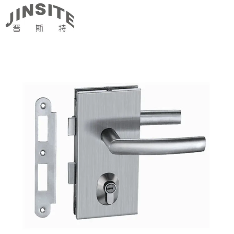 NEW STYLE glass door floor lock push button sliding