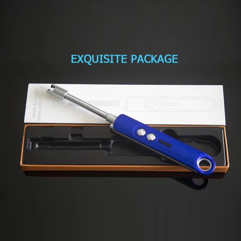 
Portable USB Lighter for Grill Kitchen Camping Windproof Electric Firework Lighter Spark BBQ Gas Stove Lighter 