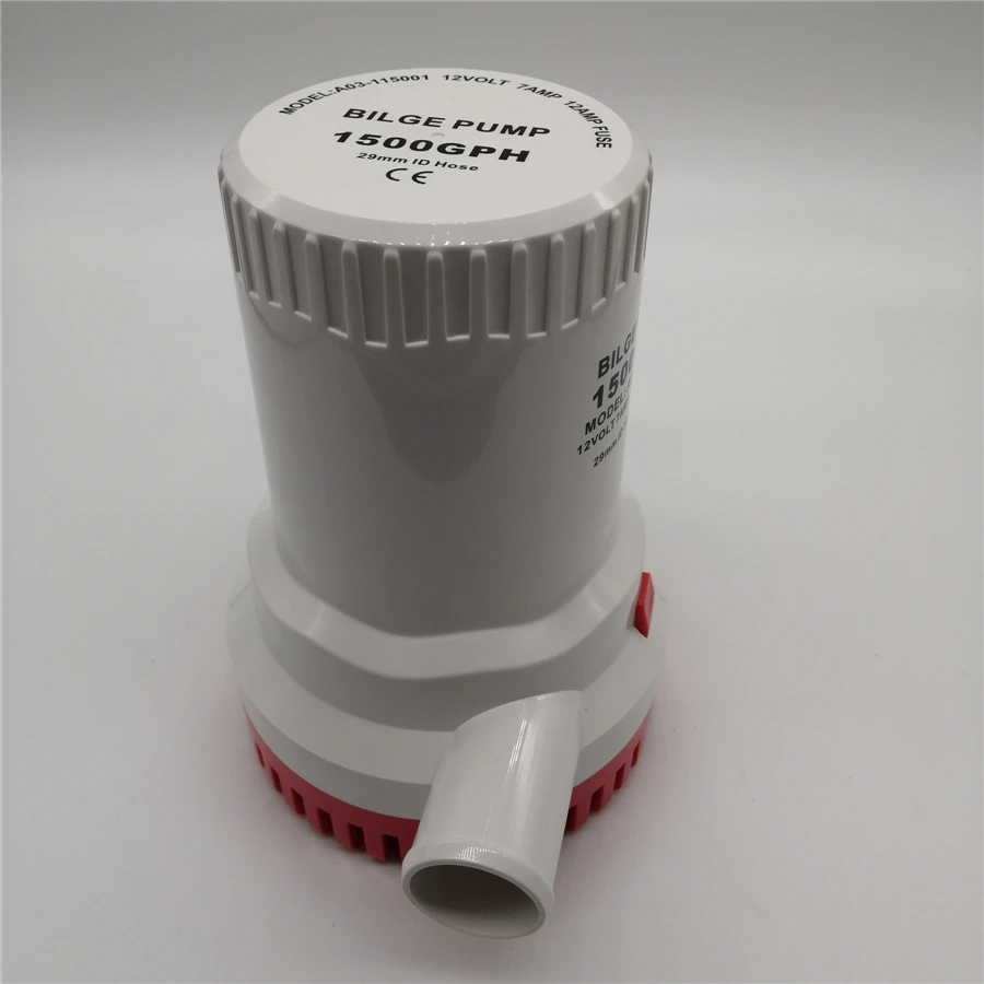 
12V 24V 1500GPH DC Submersible Marine Boat Yacht Bilge Pump 