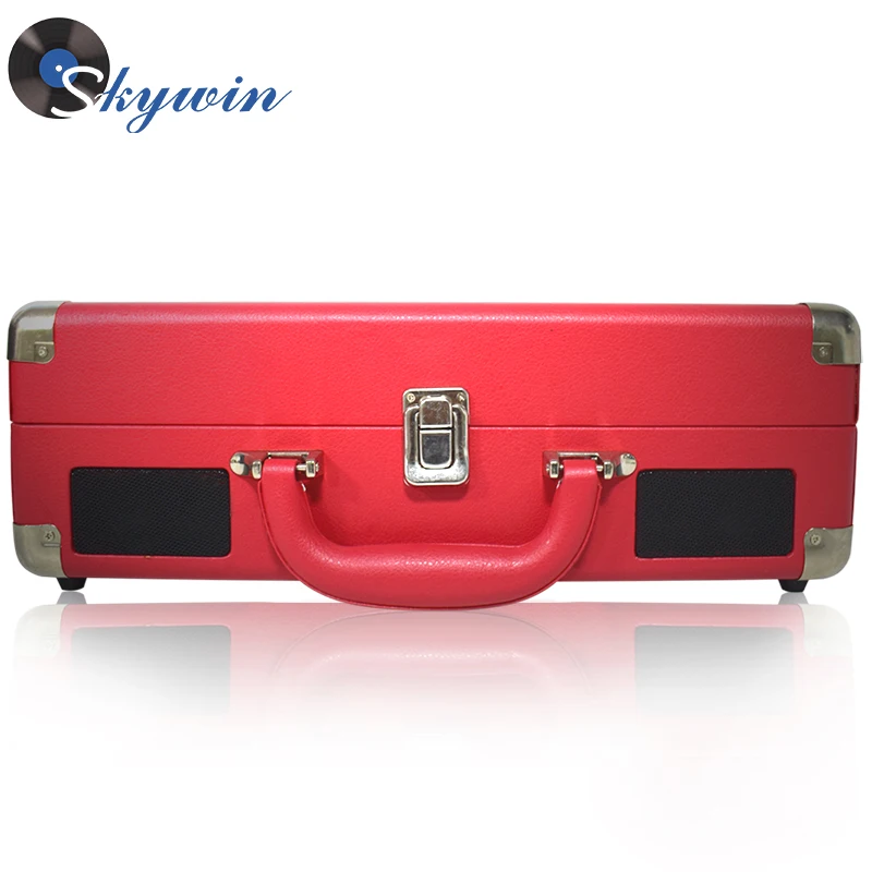 New Arrival Suitcase Vinyl Disc Player with Diamond Needle