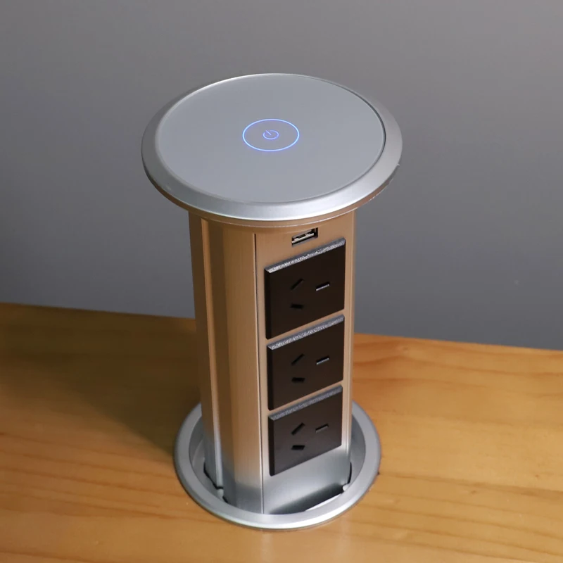 США/uk/eu/au Водонепроницаемый Автоматический Смарт выдвижной мощность временный стол разъем для кухня