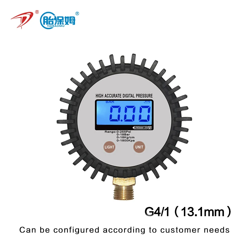  Цифровой манометр 220psi 15 бар 1800 кПа кг/см2 от