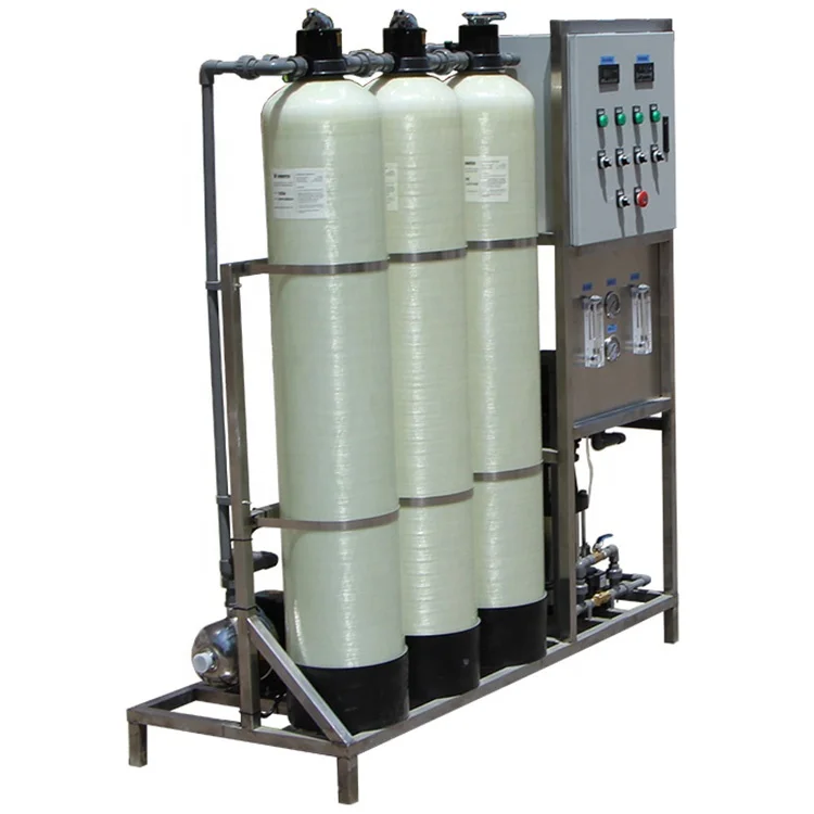 500LPH industrial RO water purification machine, direct drinking fresh water treatment plant ,sea water treatment plant