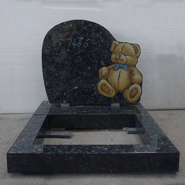 
Poland Granite Baby Funeral Cemetery Teddy Bear Monument 