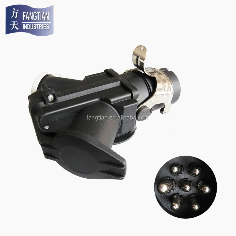 Trailer connector adapter European 24V 15 pole to 7 pin N type and S type Trailer Plug