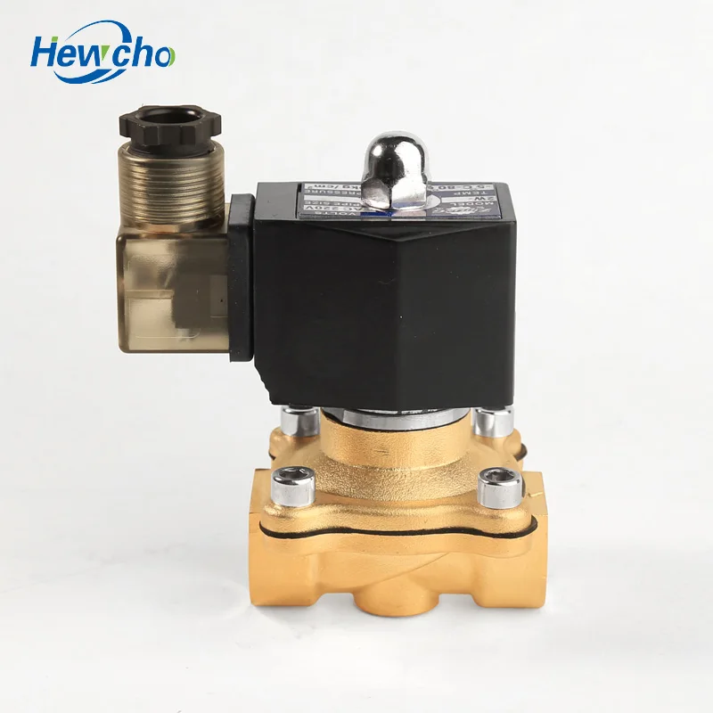 Электрический водяной электромагнитный клапан 2W160-10, 3/8 дюйма, 10 мм, с отверстием переменного тока 220 В/230 В