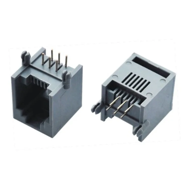 Femelle Rj 11 Rj12 Connecteur Jack Socket 4 Pin Without Shielding 4P 6P 4P4C 6P2C 6P4C 6Pin Female 6P6C Rj45 Rj11 Pcb Connector