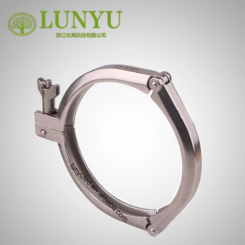 
Stainless Steel Sanitary Tri Clover 3 PCS Clamp 