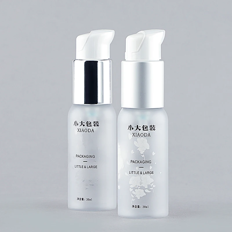 30ml lock lotion pump Double bottle in stock luxury cosmetic packaging no minimums