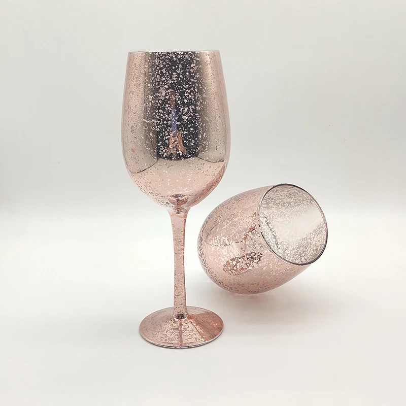 Custom mouth blowing wine glass pendants for bar