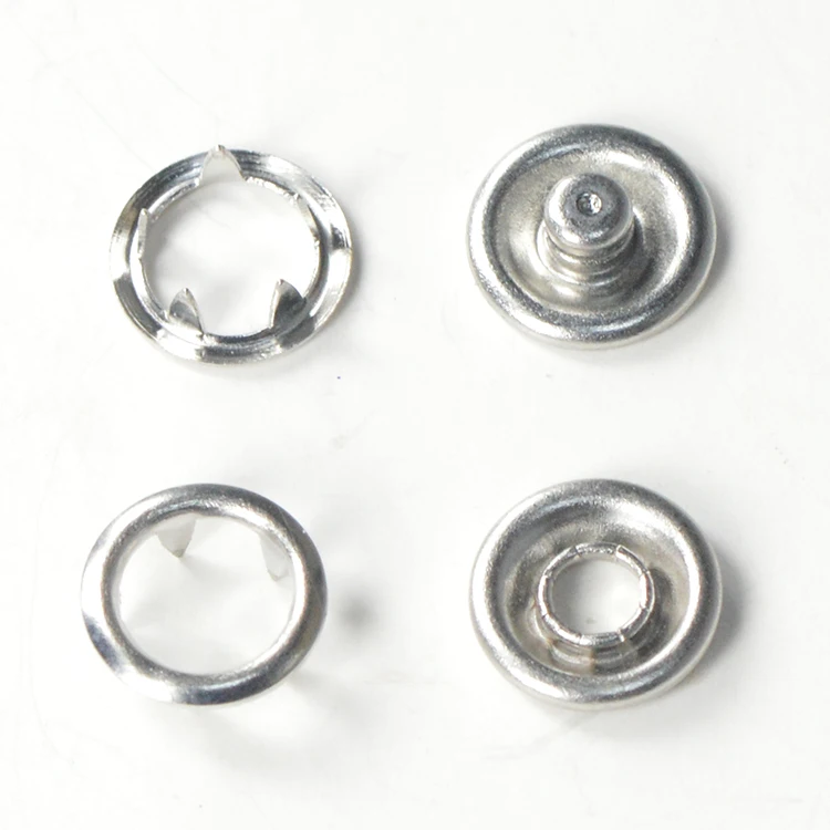Factory Wholesale 12mm Prong Snap Buttons