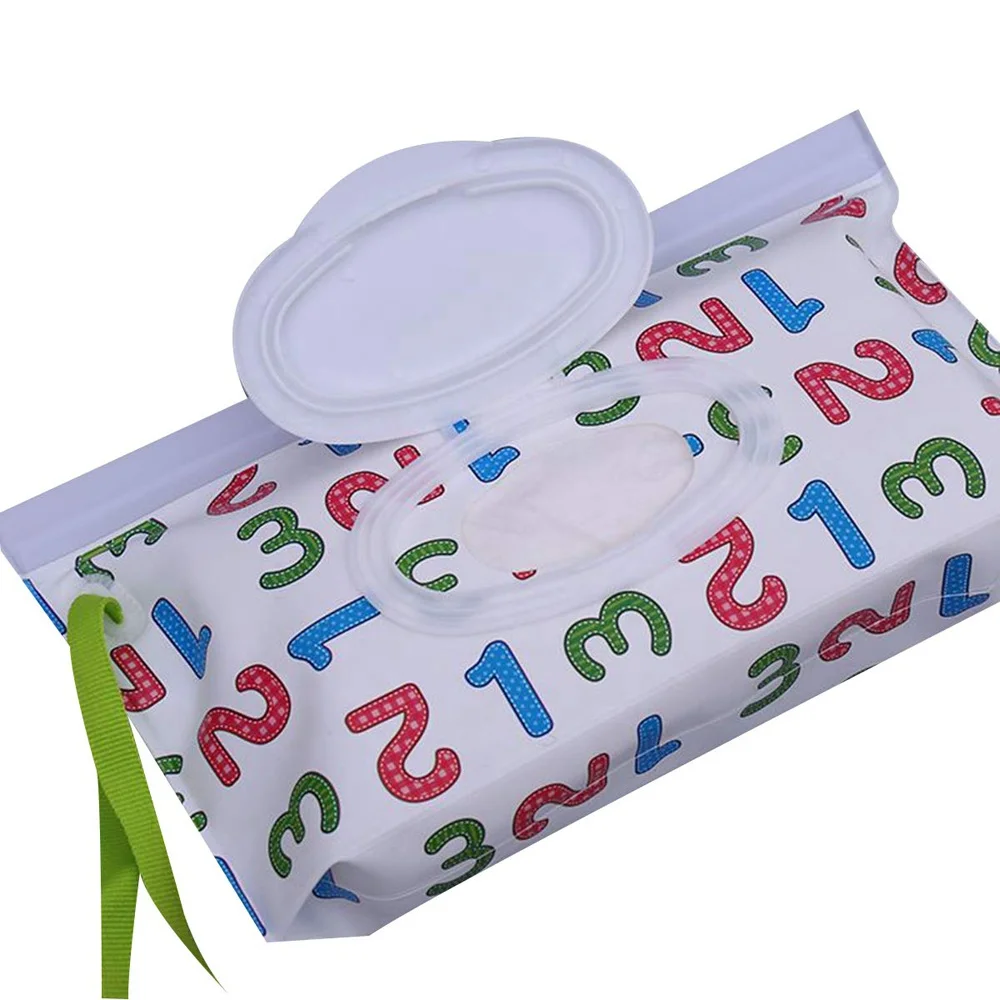 Многоразовые влажные салфетки, сумка для влажных салфеток, держатель для влажных салфеток для младенцев