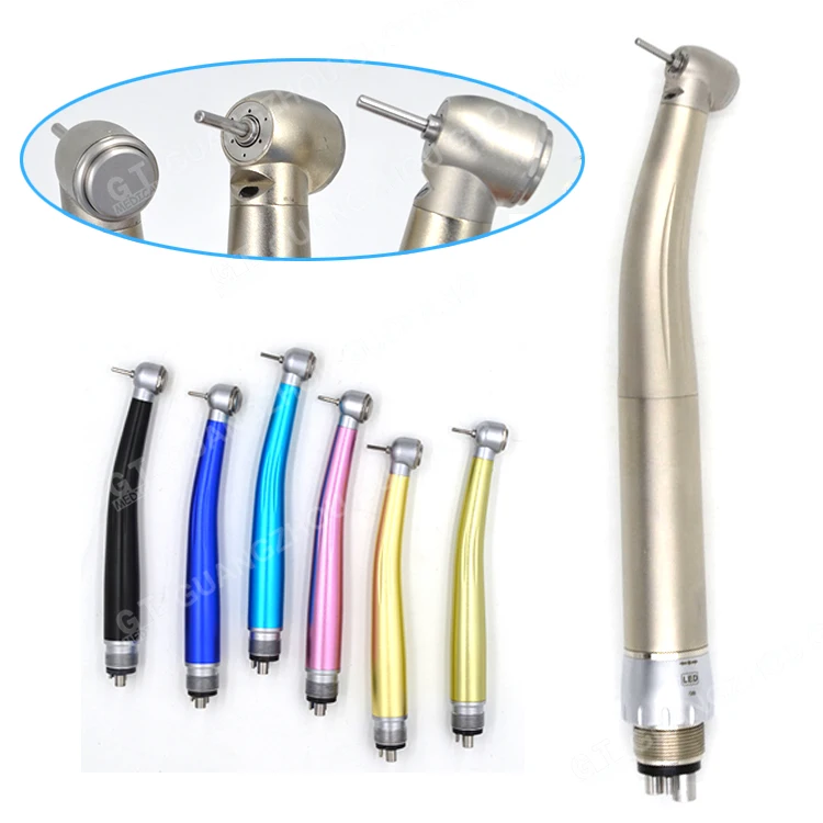 Led Integrate E-generator Dental Silent Colorful Mini Head Handpiece