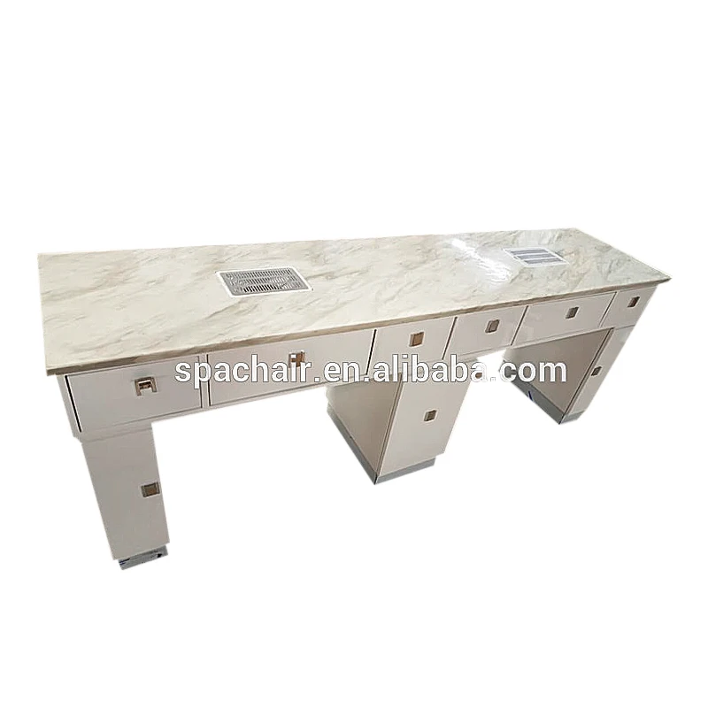 hot sell marble top salon nail manicure table