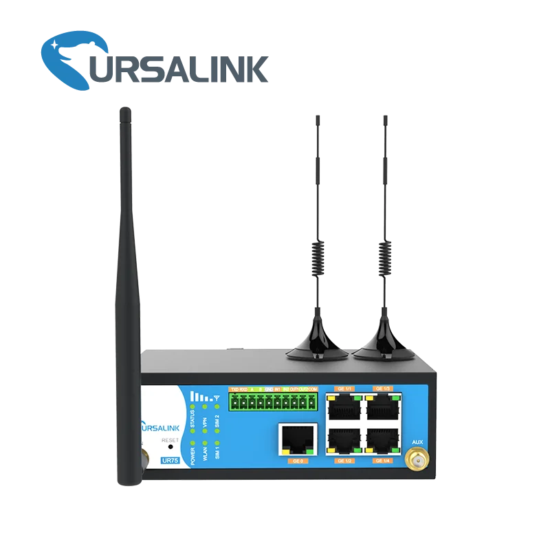 UR75 3 г 4G низкое энергопотребление край OpenVPN с Gigabit Ethernet Multi sim-маршрутизатор