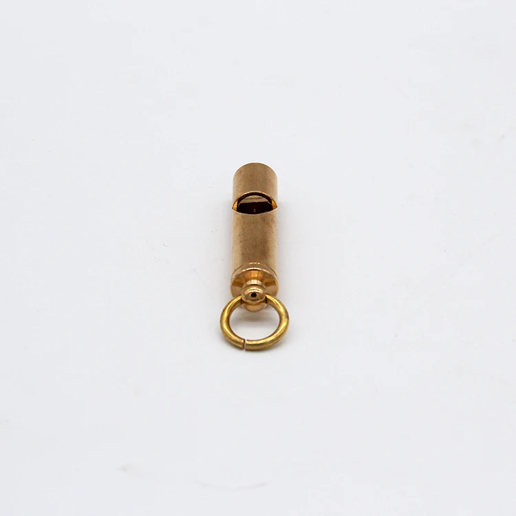 40 Piece/lot Portable Outdoor SOS Urgent Kids Loud Solid Metal Brass Whistle