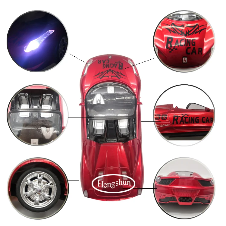 
Very cheap 1:16 4CH light kid car electric with remote control 