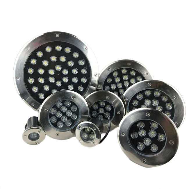 Inground RGB Light Ground Spot LED Underground RGB LED Floor Red Light 3W 6W 9W 12W 18W 24W 36W