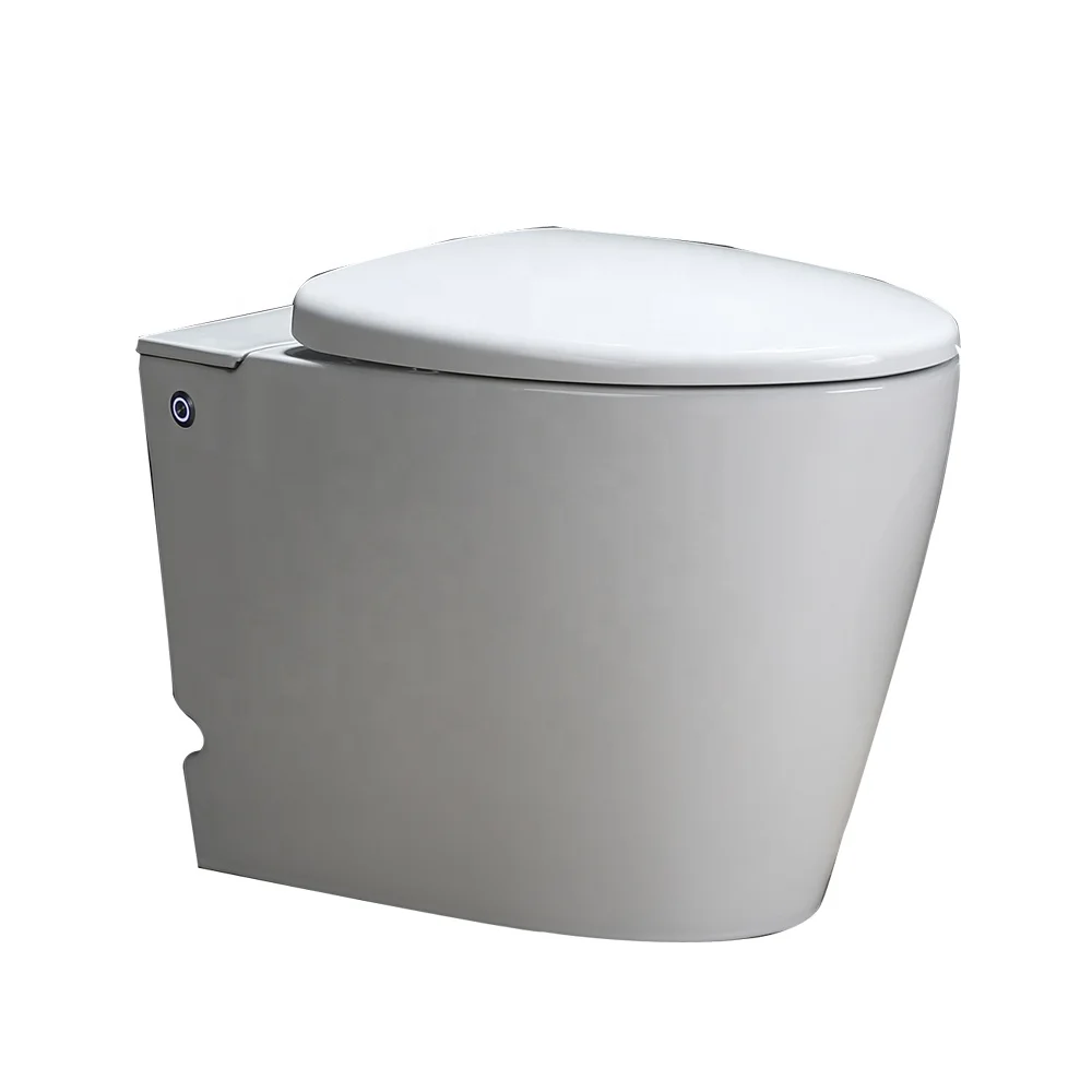 Leman Ceramic Bathroom One Piece Environmental P-trap And S-trap Wall Hung Toilet
