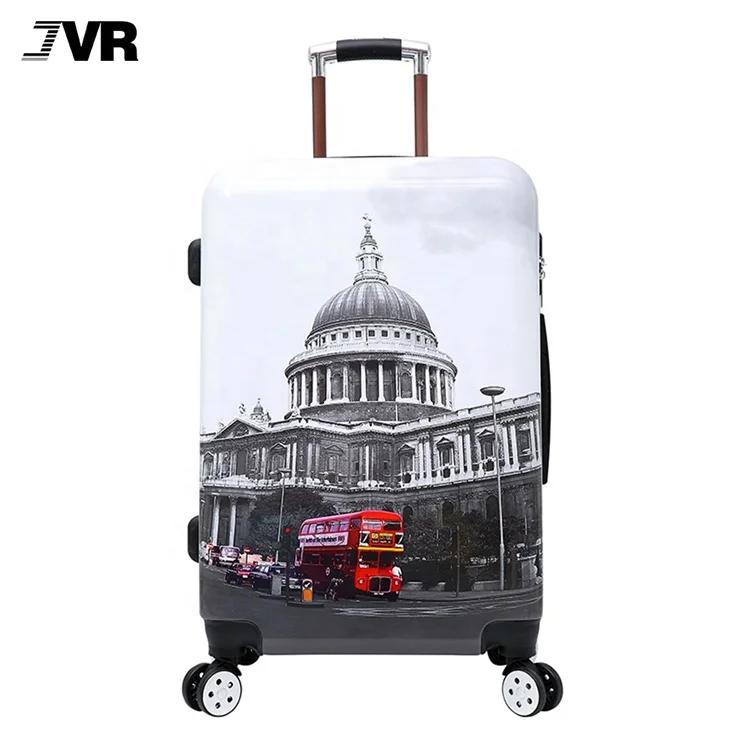 High Quality Abs printed  Suit Cases Suit Cases Trolley Kids / Children Travel  Suitcase  Luggage Sets 2 Piece
