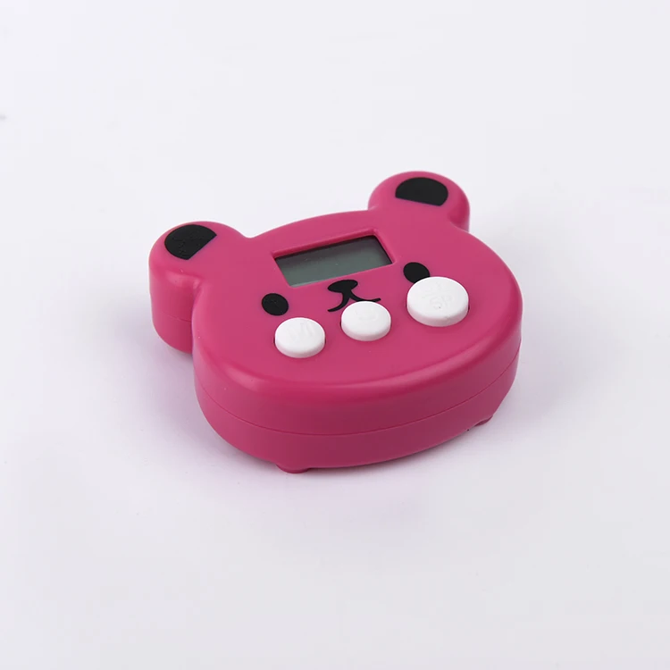Индивидуальный Логотип, новый дизайн, вибрирующий цифровой кухонный таймер в форме животного