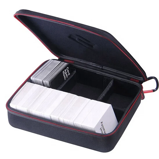 ISO BSCI factory eco friendly custom Guangzhou 18 years experience customized zipper eva playing card case wholesaler