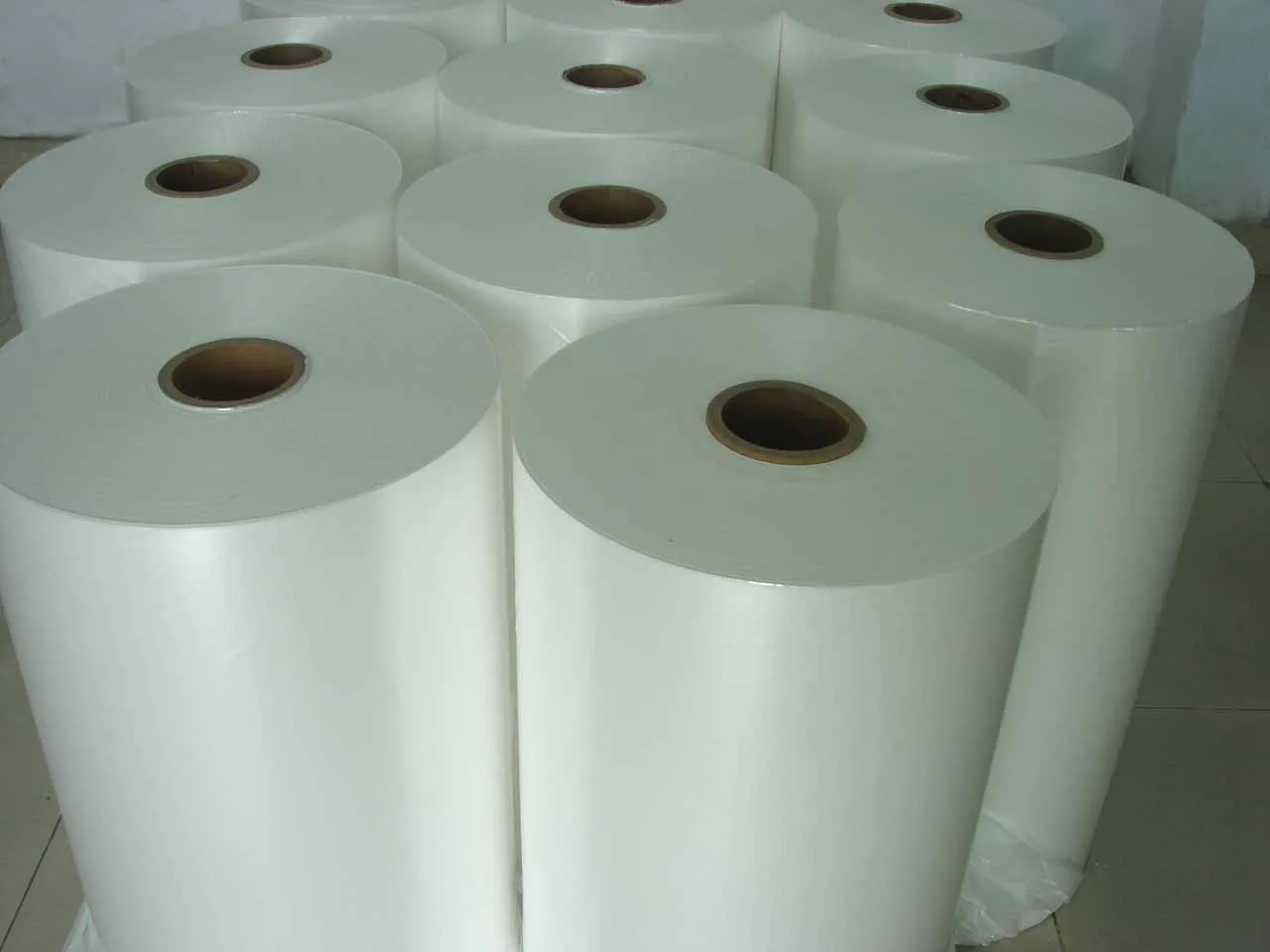 Used for Mattress Carpet Self Adhesive white Satin Fabric Printing Adhesive Paper