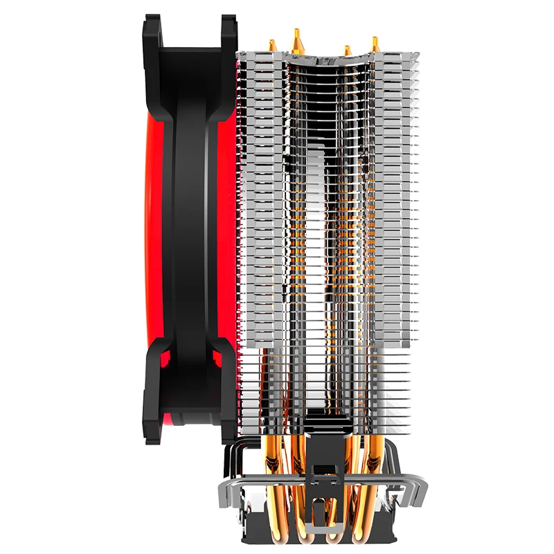 Aigo E3 4 тепловыми Процессор кулер вентилятор охлаждения Aura чехол для ноутбука