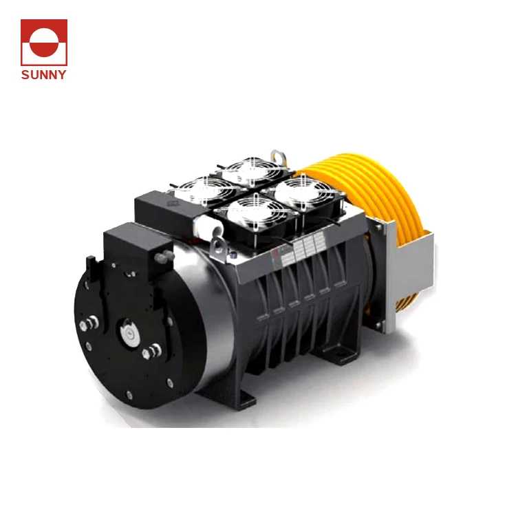 ISO9001 Standard Elevator Electric Motor 220kg DC110V / 2.3A Brake Voltage