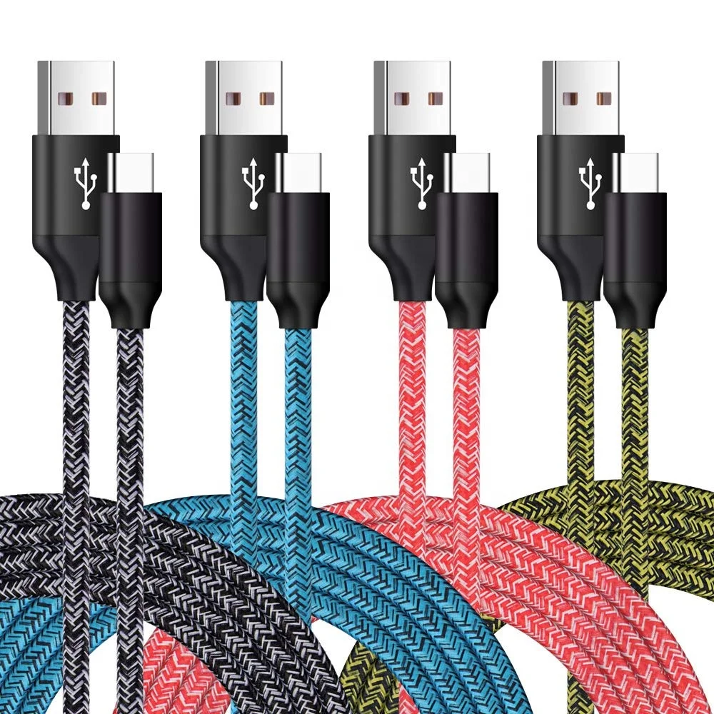 Hot Sales Recommended Fast Charging Braided Charger Data USB Mobile Phone Cable
