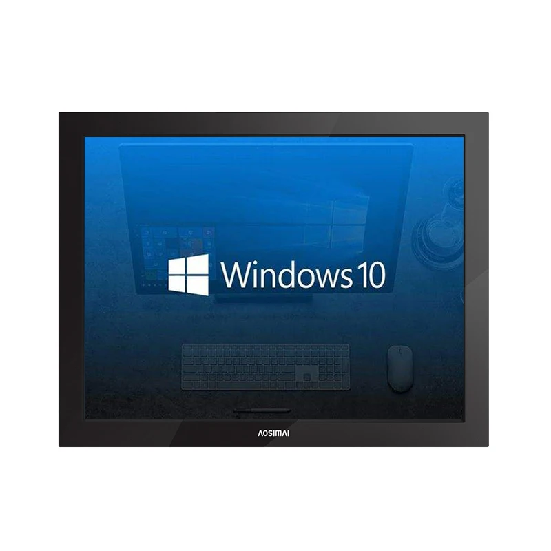 
12 inch Industrial Touch Screen Panel PC Factory Price All in One Linux Win7/8/10/xp/ce Panel PC 