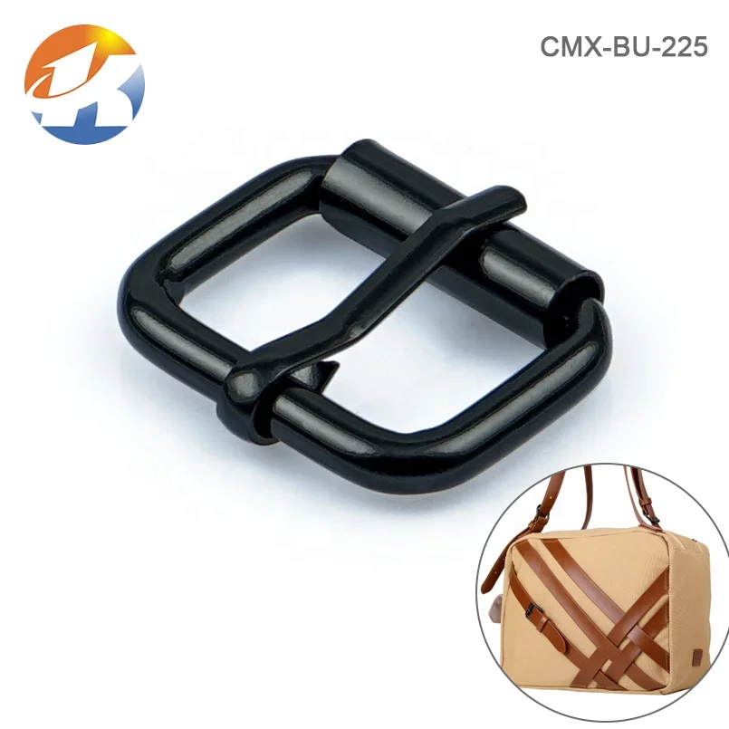 Factory Wholesale Custom Iron Metal Roller Pin Buckles for Belts and Bags