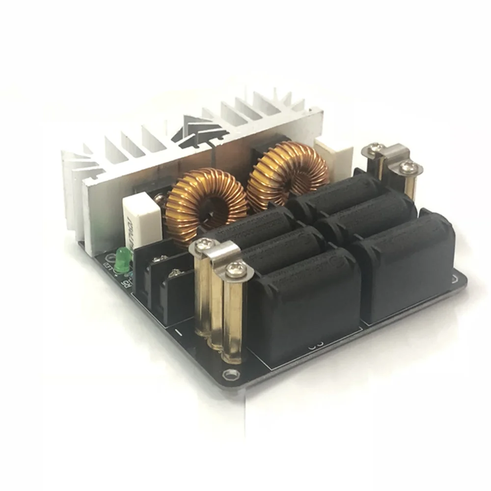 Низковольтная индукционная нагревательная плата ZVS 12-48 В 20A 1000 Вт высокочастотный модуль индукционной нагревательной