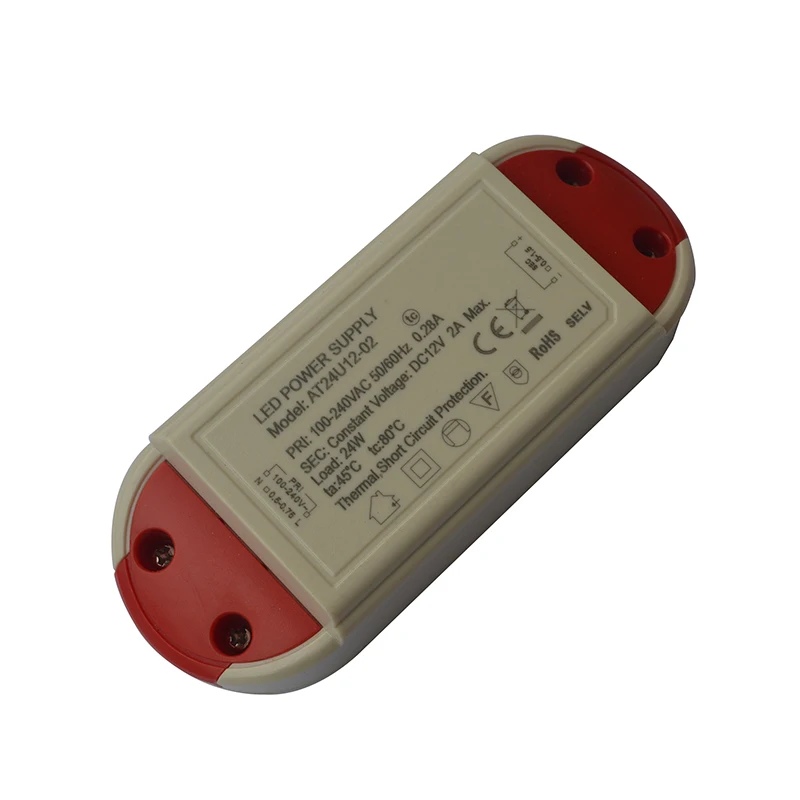 AT24U12-02 24W external led driver with 12V CV output for led strips