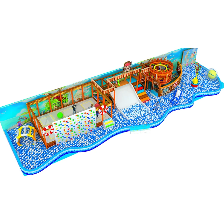 Nannan manufactures prices children indoor playground with ball pit pool slide equipment for kids indoor amusement park