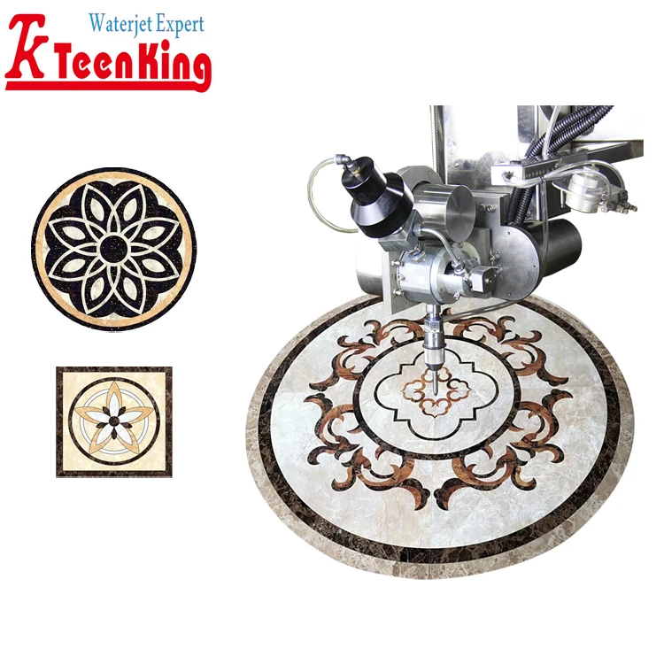 
5 axis 3D head abrasive waterjet cutting machine 