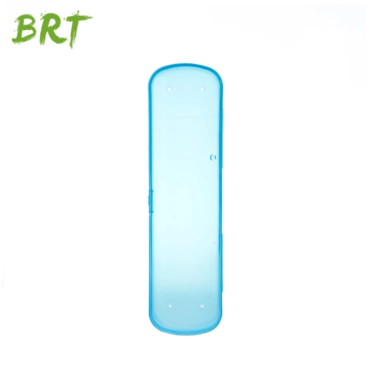 Light Blue Plastic Toothbrush Case Travel Toothbrush Case Box