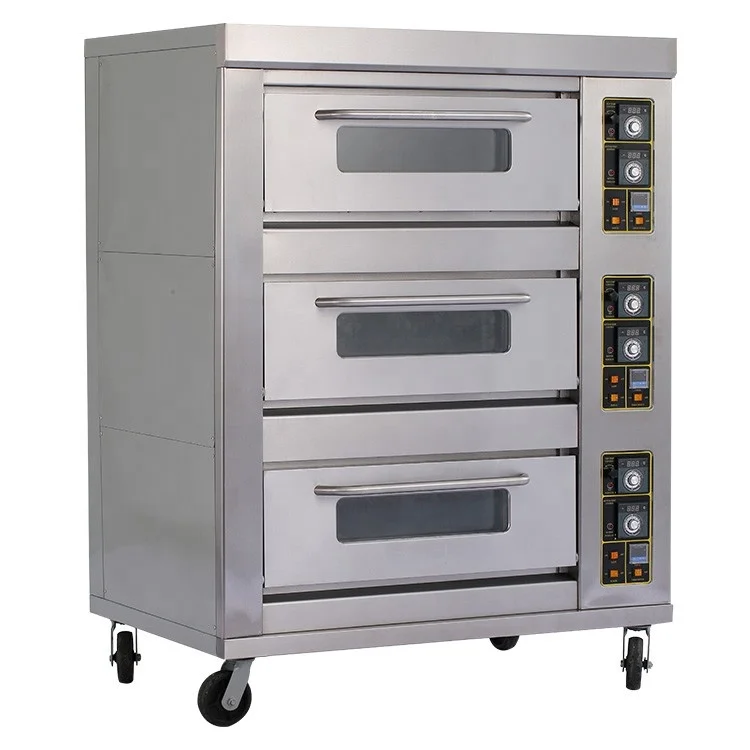 
Restaurant Equipment Kitchen Food Processor Fast Food Machines Bread Baking Ovens Gas Pizza Oven 