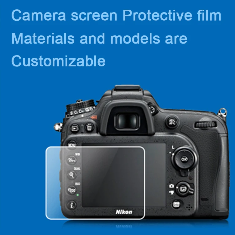 Guangzhou Supplier 3.0 inch Anti UV Camera Protective Film for Canon Nikon OEM Size Screen Protector