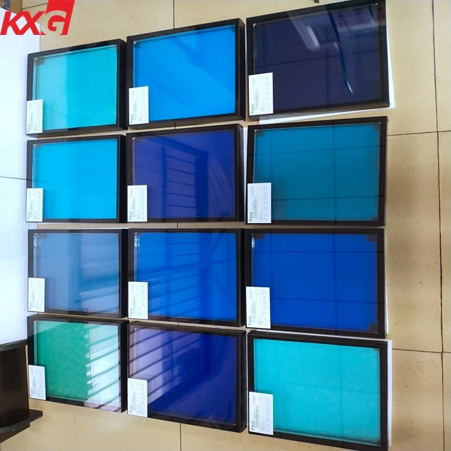 Clear and colored laminated Insulated glass triple tempered insulating glass for building
