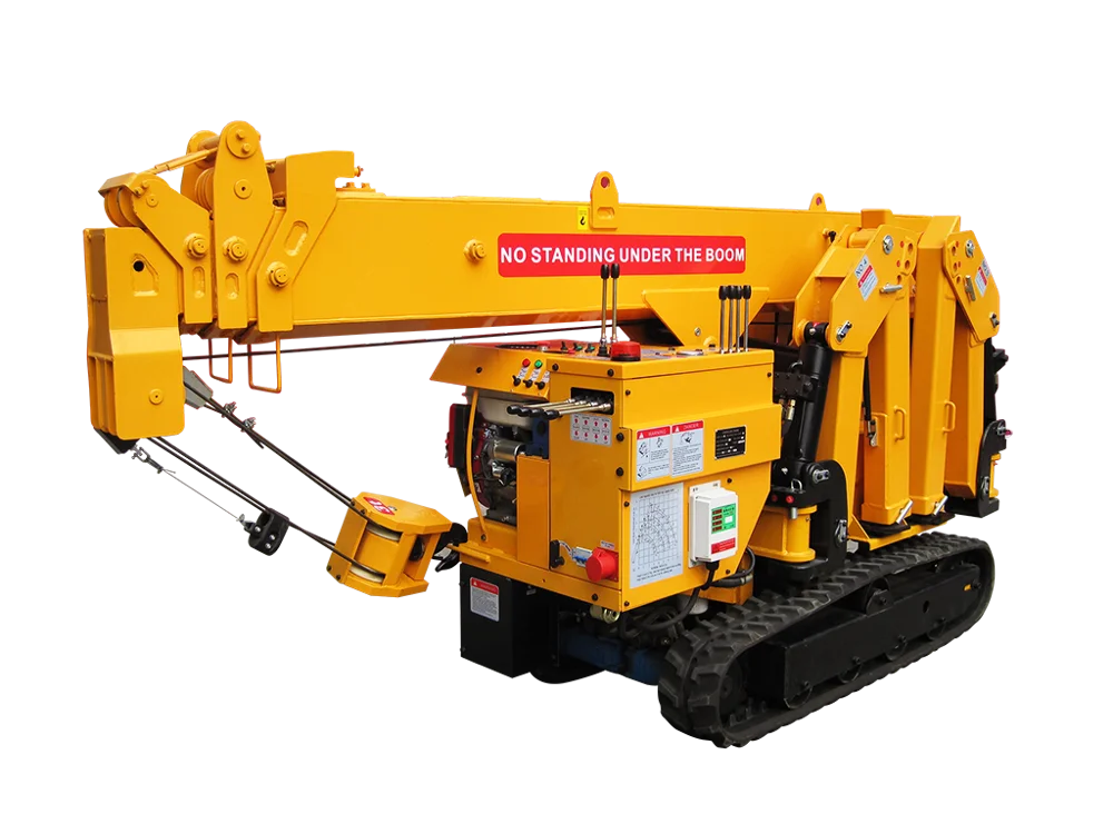 Diesel Engine Mini Crane, Gasoline Engine Hoist Mini Crane, Torque Limiter Mini Crane