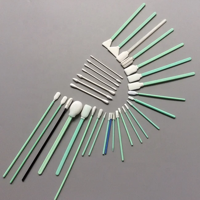 
Disposable Dust Free Huby 340 Replacement Industrial Clean Cleanroom Cotton Swab for Keyboard 