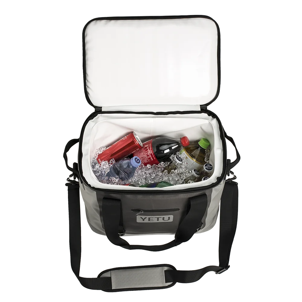 Extra Large Insulated Water Bottle 6 Can Cooler Bag for Meat Thermal Food Waterproof Letter Nylon